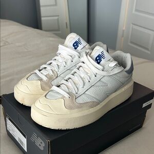 Light Blue and Gray Sneakers